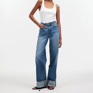 NWT madewell superwide leg jeans